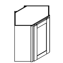 Wall Diagonal Cabinets