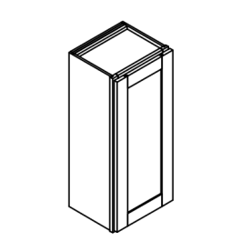 30″H One Door Wall Cabinets