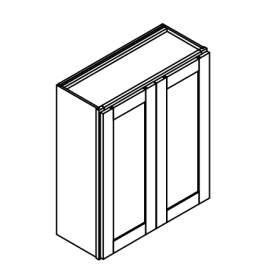 36″H Two Door Wall Cabinets