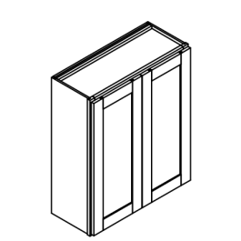 36″H Two Door Wall Cabinets
