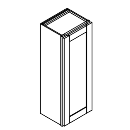 42″H One Door Wall Cabinets
