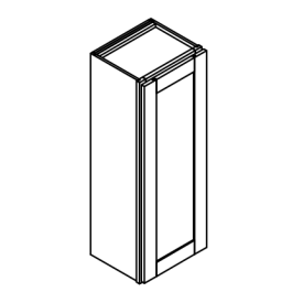 42″H One Door Wall Cabinets