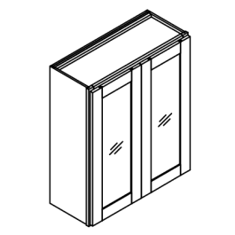 30″ High Two Door Wall Cabinets