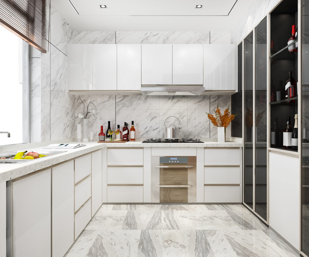 Kitchen Cabinets in San Antonio- white kitchen cabinets- 
